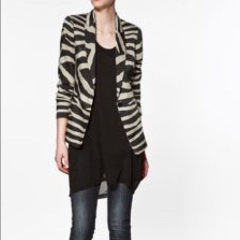 Zara Zebra Blazer